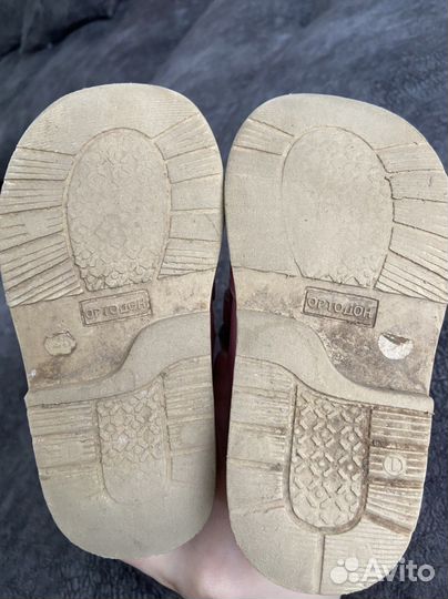 Ортопедические ботинки для девочки 25р. ортодон