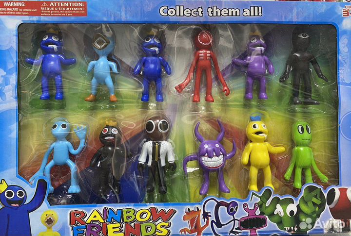 Набор Фигурок Радужные Друзья Роблокс 12в1
