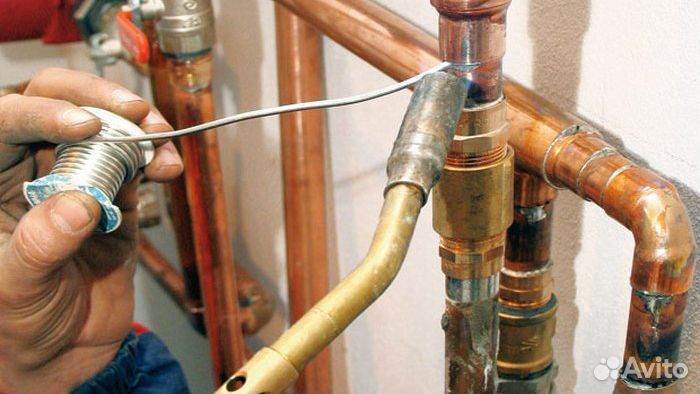 Услуги сантехника.Водоснабжение отопление под ключ