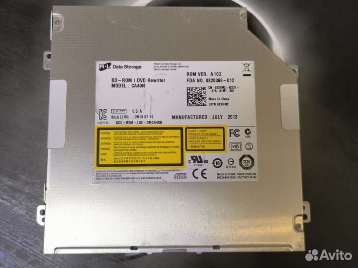 Blu-ray привод для ноутбука CA40N