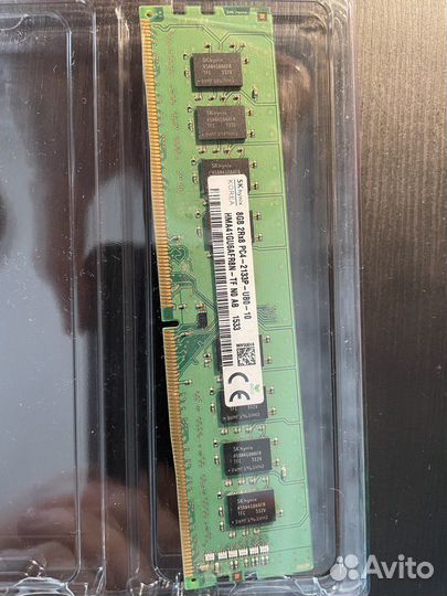 Материнская плата с процессором и памятью