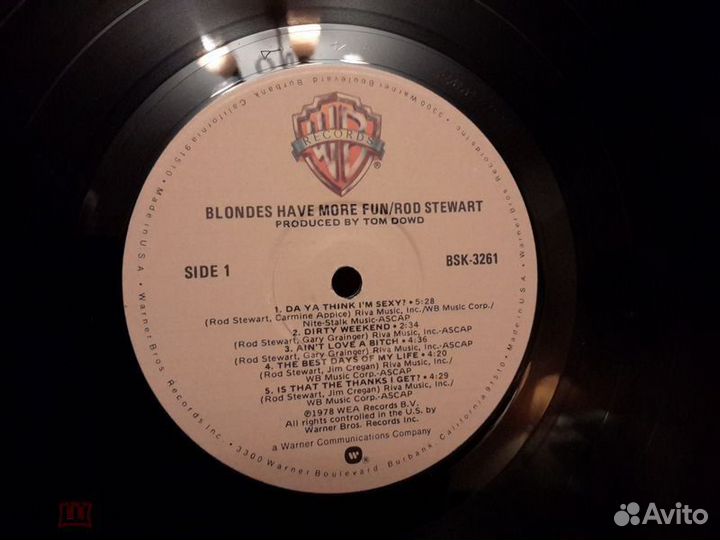 LP Rod Stewart - Blondes Have More Fun 1978 USA