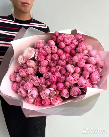 Цветы розы букет