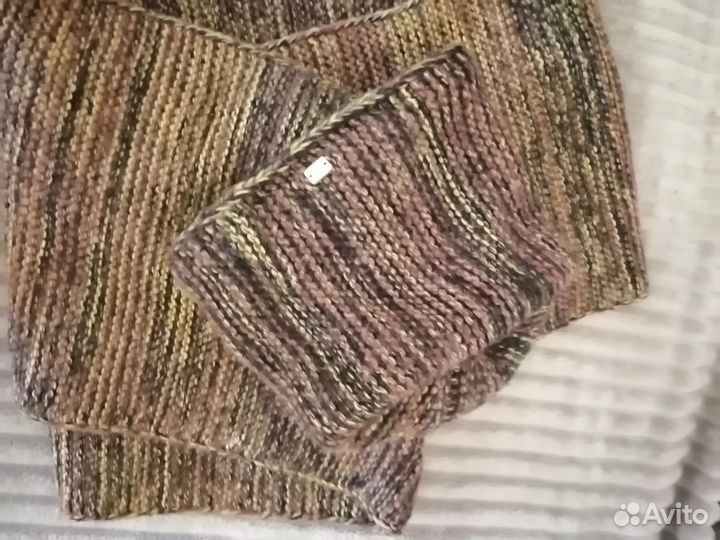 Комплект шапка и снуд женский