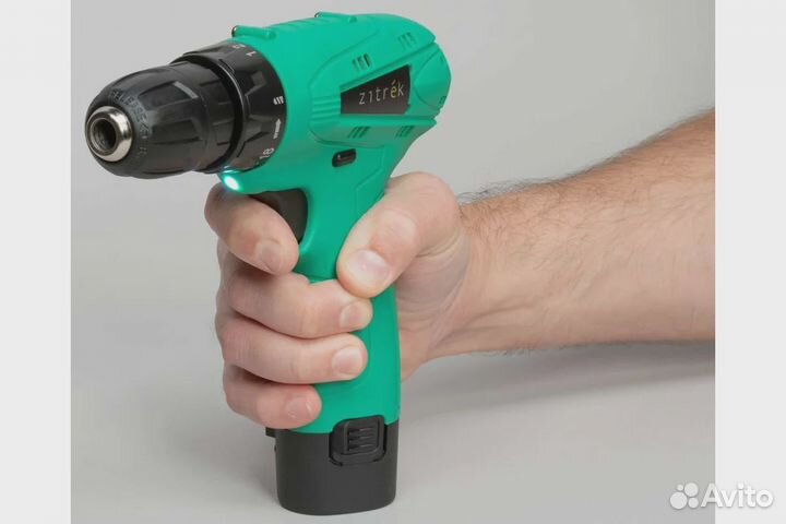 Аккумуляторная дрель Zitrek Green 12 (12В, Li-ion