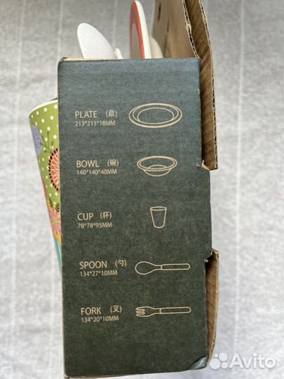 Набор столовой посуды детский