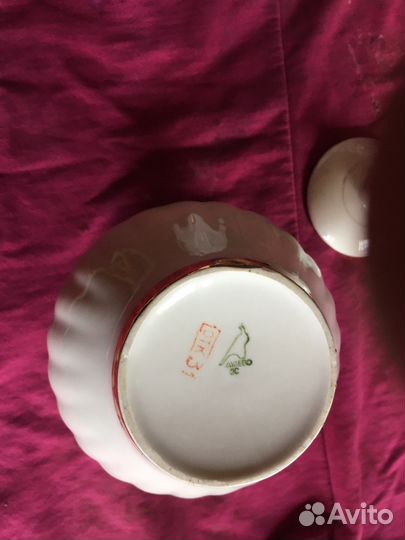 Чайный сервиз дулево розы