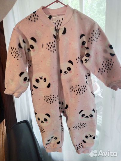 Комбинезон флисовый 80