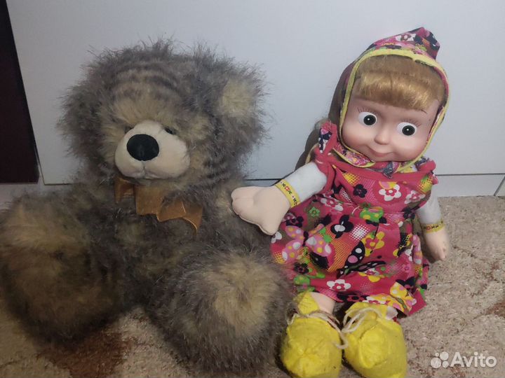 Маша и медведь для детской комнаты