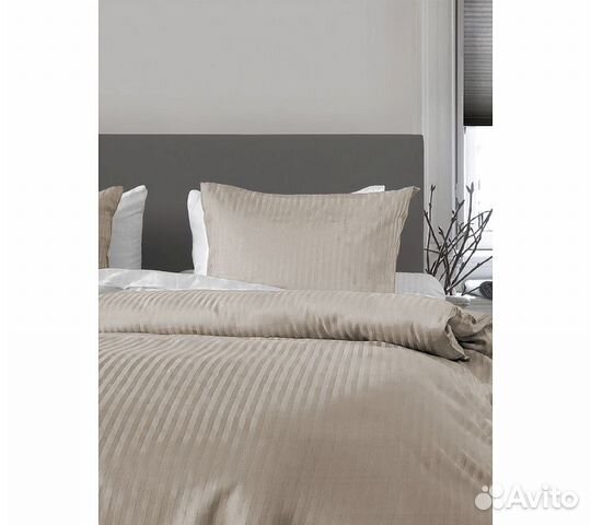 Постельное белье GoodNight Страйп-сатин 1,5 сп. (с