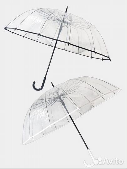 Прозрачный зонт