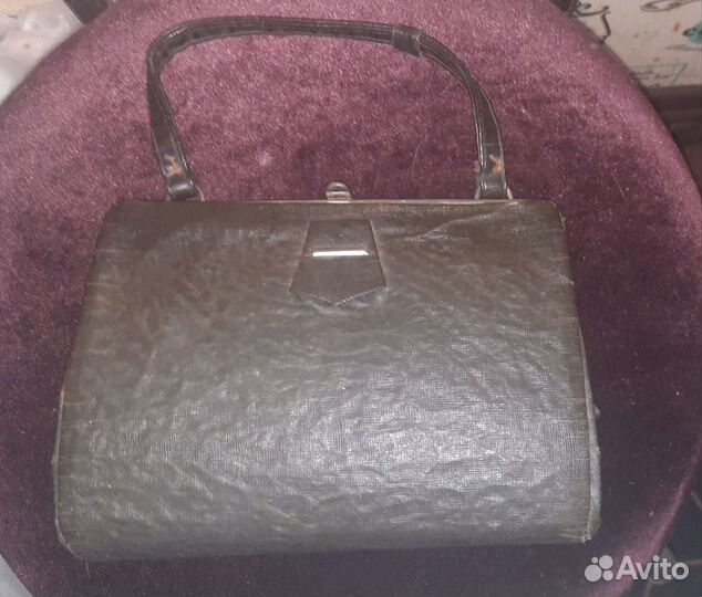 Сумка натуральная кожа из Германии 1945 год