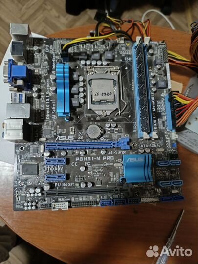 Комплект мать проц ram