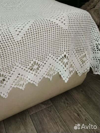 Покрывало вязаное крючком