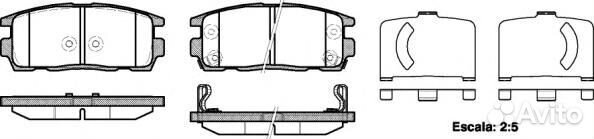 1260 12 FDB1935223639 SBS 1605123 колодки