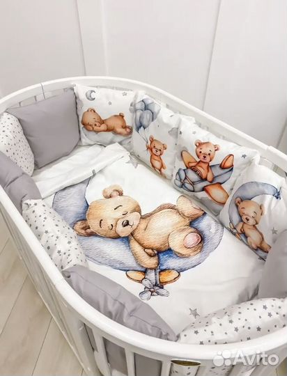 Комплект бортиков в кроватку