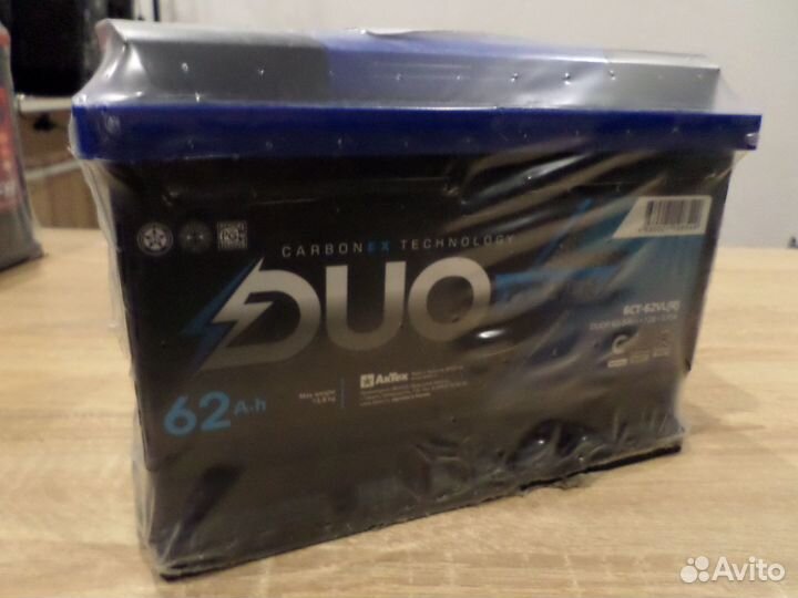 Аккумулятор duopower 62Ач 570А о-п