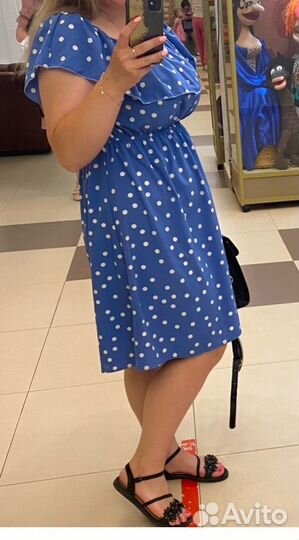 Платье в горошек