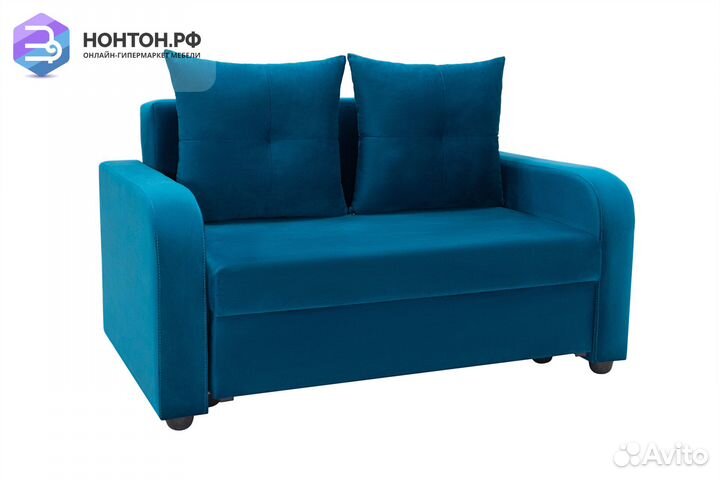 Диван Бруно голубой