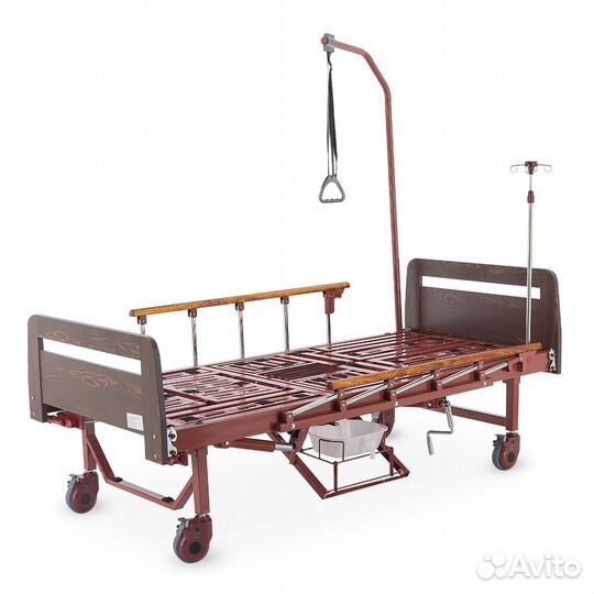Медицинская кровать механическая YG-5, мм-5124Д-01
