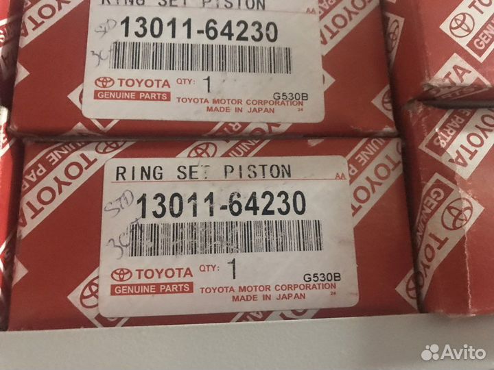 Кольца поршневые D86,0 mm std 3CT 13011-64230 Toyo