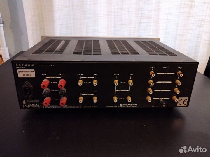 Ламповый усилитель anthem integrated 1