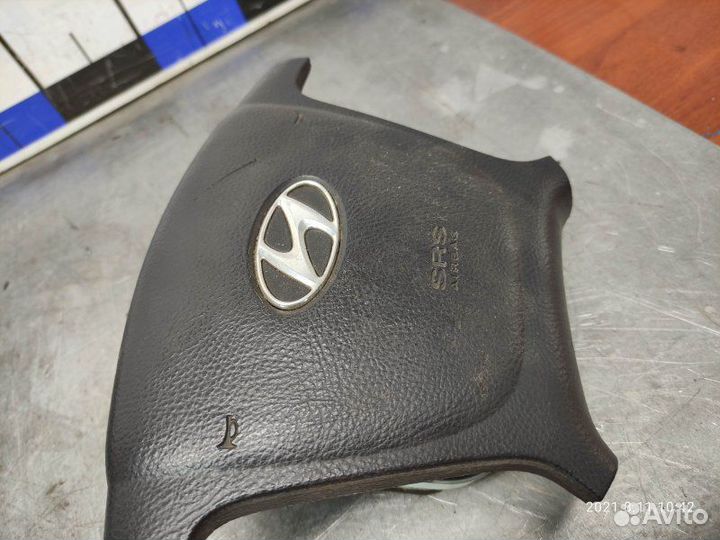 Подушка безопасности водителя Hyundai Santa Fe 2