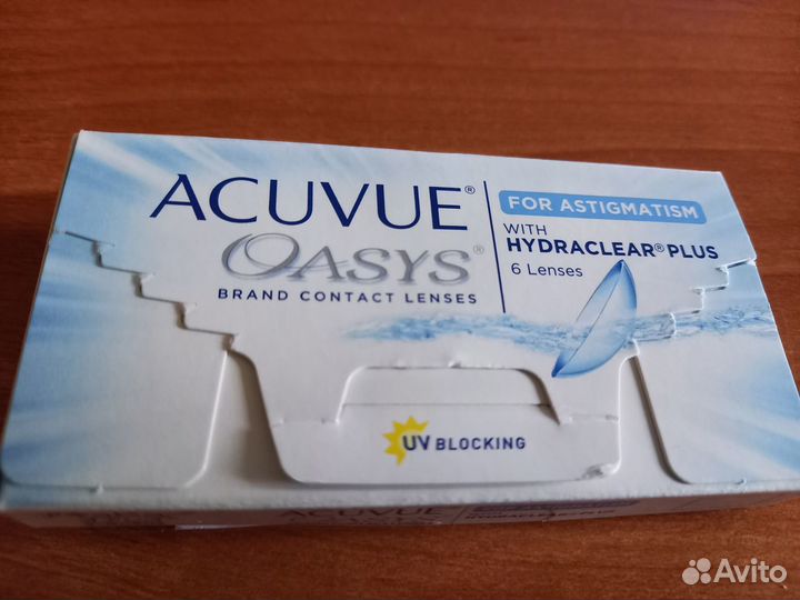 Линзы acuvue oasys for astigmatism