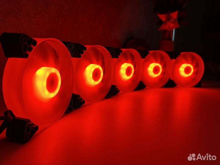 Кулер для корпуса aRGB с контроллером + пульт