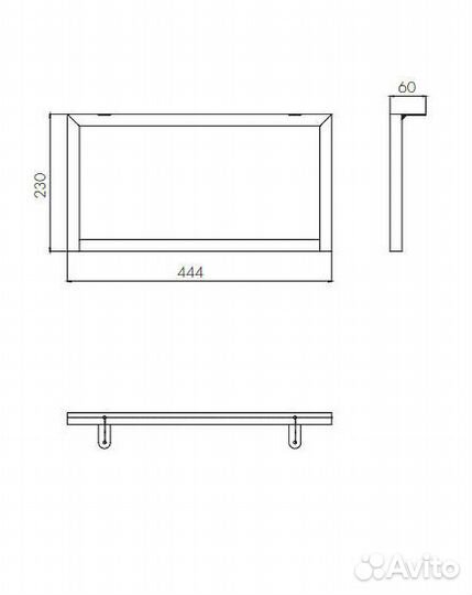 Ножки для мебели aquaton (Акватон) 1a255203lqx70