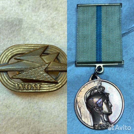 Знаки зарубежные отличный солдат