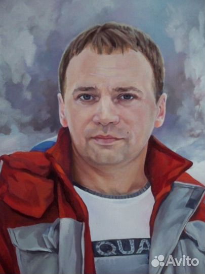 Портрет маслом на холсте