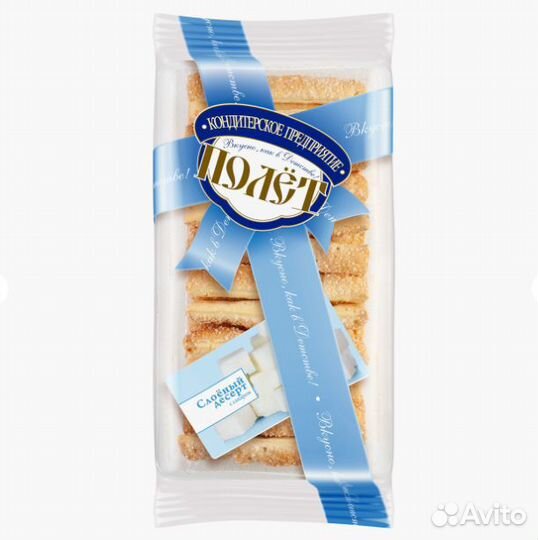 Слоёный десерт Полёт с Сахаром 200г Полёт