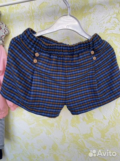 Шортики на девочку 104-110 колготки в цвет новые