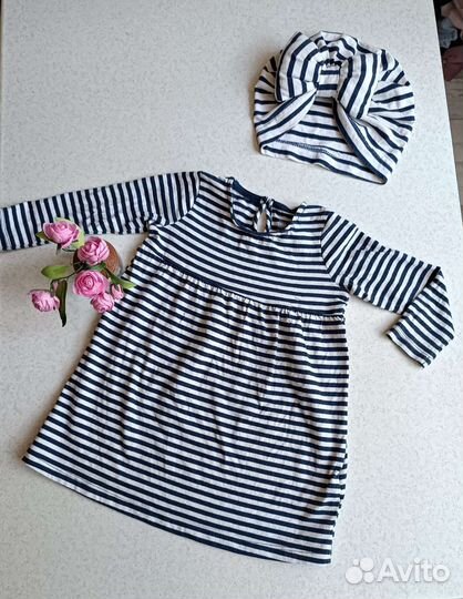 Пакет одежды на девочку 74-80см лот 2