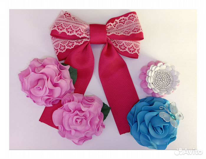 Набор резиночек и заколочек для волос