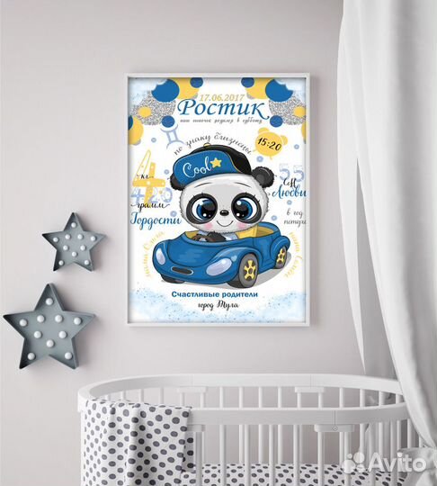 Метрика для новорожденных