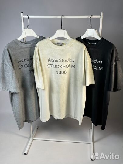 Футболка Acne Studios Stockholm 1996 Черная