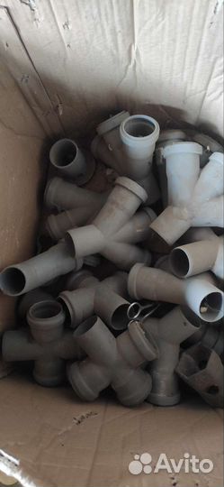 Сливная труба 110,колена и тройники