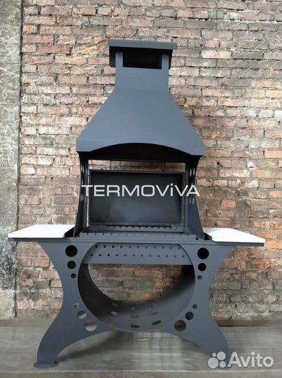 Мангал коптильня