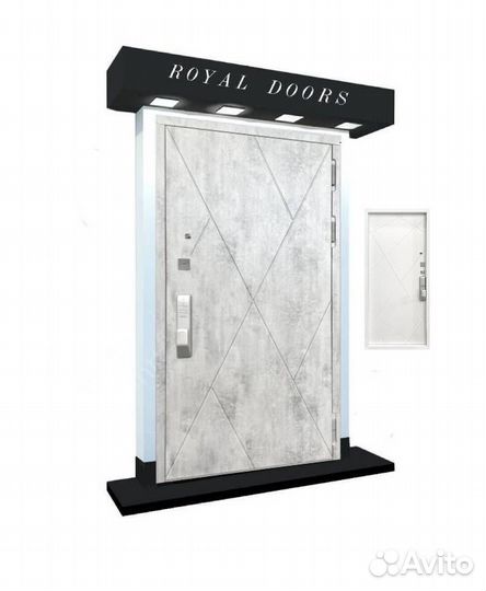 Входная дверь с биометрическим замком