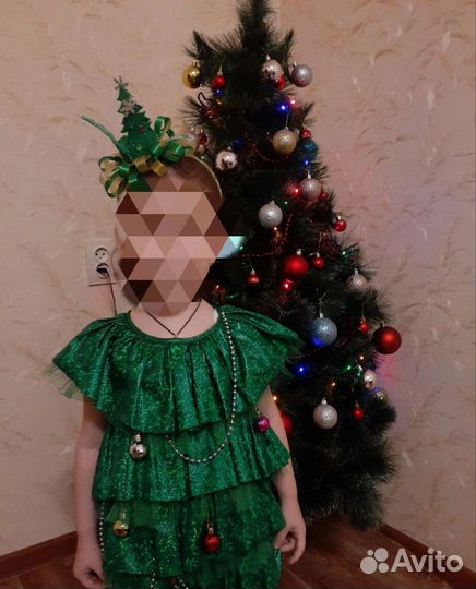 Платье елочка