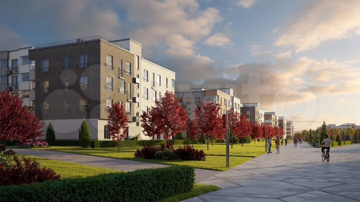 2-к. квартира, 44,6 м², 2/6 эт.