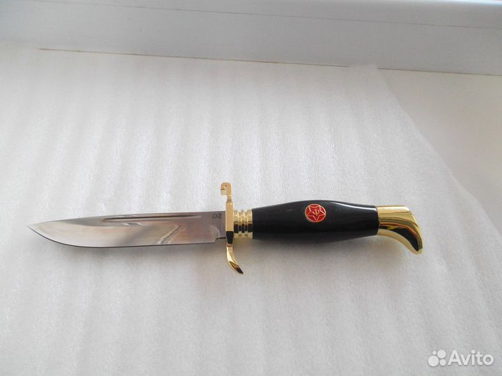 Нож финка нквд сталь D2 кизляр с звездой
