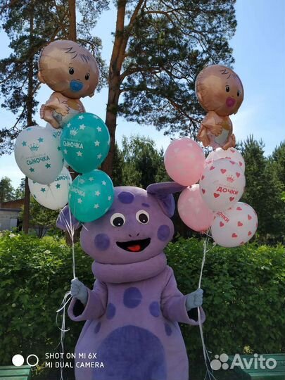 Поздравления ростовой куклы & воздушные шарики