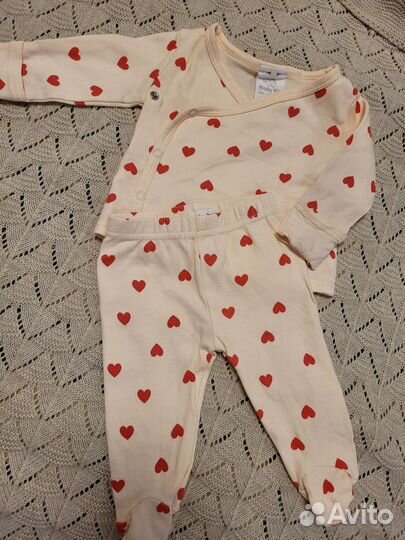 Новая одежда для новорождённой 62