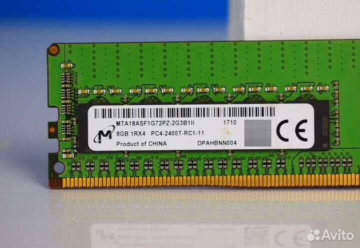 8GB DDR4 ECC micron 2400