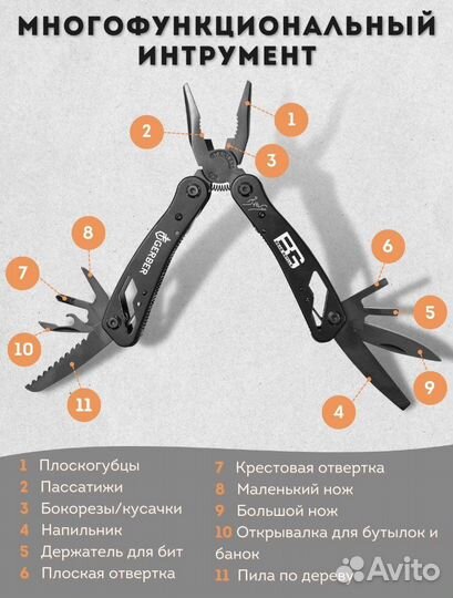 Многофункциональные плоскогубцы
