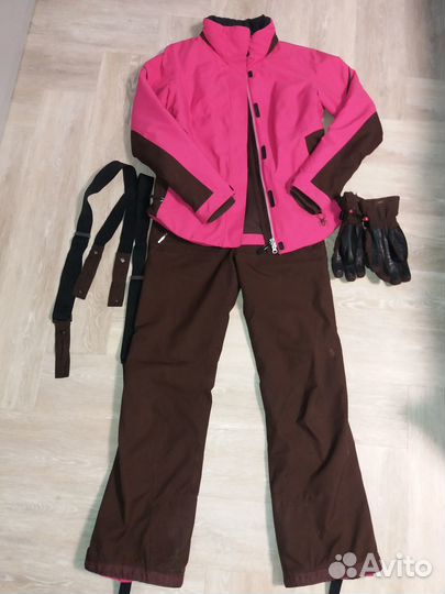 Горнолыжный костюм Spyder+пуховик