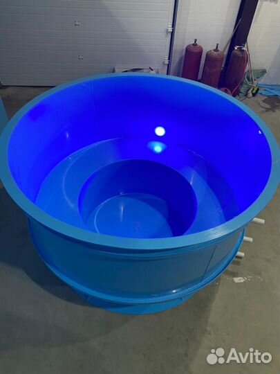 Купель 2х1.2 м в рассрочку под ключ
